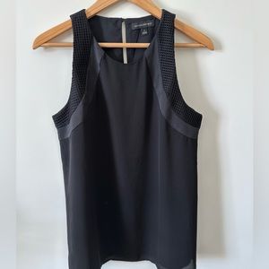 Small Banana Black Sleeveless Blouse